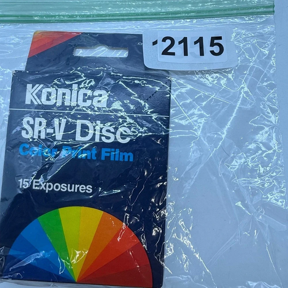 Konica SR V Disc‎ Color Print Film 15 Exposures ISO 200 24